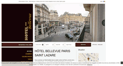 Desktop Screenshot of hotelbellevue-paris8.fr