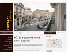 Tablet Screenshot of hotelbellevue-paris8.fr
